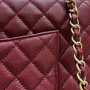 Chanel Coco Handle Bag Red Gold Hardware Size 29 cm - 6