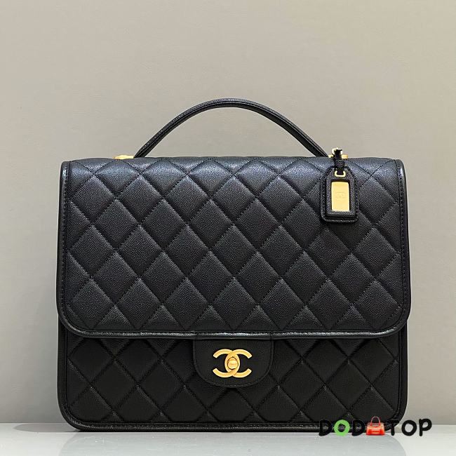 Chanel 22k Caviar Backpack Black Size 31.5 x 31 x 9 cm - 1