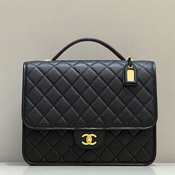 Chanel 22k Caviar Backpack Black Size 31.5 x 31 x 9 cm