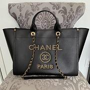 Chanel Deauville Tote Black Size 38.5 x 28 x 21 cm - 1