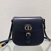 Dior Bobby Frame Bag Black Box Calfskin Size 20 x 19.5 x 10 cm - 1
