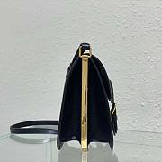 Dior Bobby Frame Bag Black Box Calfskin Size 20 x 19.5 x 10 cm - 4