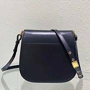 Dior Bobby Frame Bag Black Box Calfskin Size 20 x 19.5 x 10 cm - 2