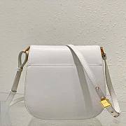 Dior Bobby Frame Bag White Box Calfskin Size 20 x 19.5 x 10 cm - 4