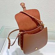 Dior Bobby Frame Bag Brown Box Calfskin Size 20 x 19.5 x 10 cm - 2