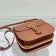 Dior Bobby Frame Bag Brown Box Calfskin Size 20 x 19.5 x 10 cm - 3