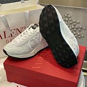 Valentino Lace and Mesh Lacerunner Sneaker Beige  - 6