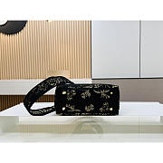 Dior Lady D-Lite Black Bag Size 24 x 20 x 11 cm - 6