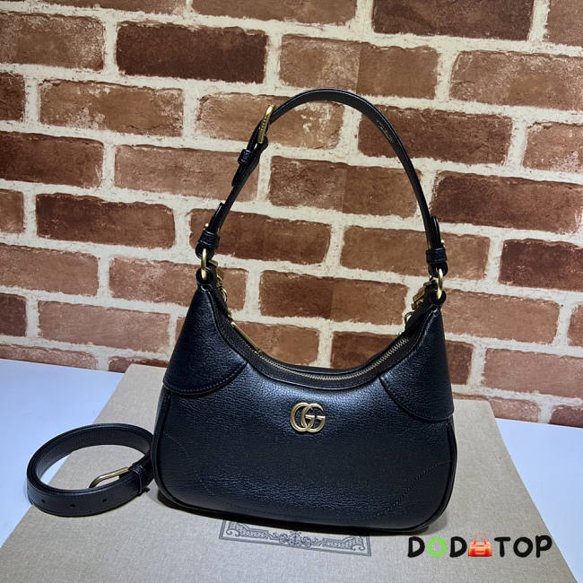 Gucci Aphrodite Small Shoulder Bag Black Size 25 x 19 x 7 cm - 1