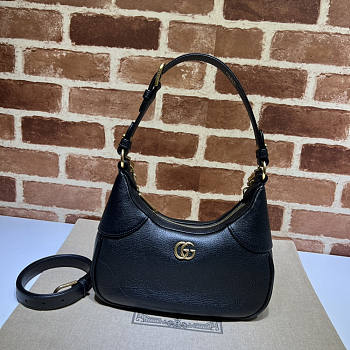 Gucci Aphrodite Small Shoulder Bag Black Size 25 x 19 x 7 cm