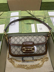 Gucci Horsebit 1955 Shoulder Bag Size 24 x 13 x 5 cm - 1