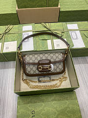 Gucci Horsebit 1955 Shoulder Bag Size 24 x 13 x 5 cm - 3