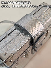 Louis Vuitton Petite Malle Silver Size 20 x 12.5 x 6 cm - 6