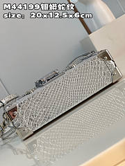 Louis Vuitton Petite Malle Silver Size 20 x 12.5 x 6 cm - 5