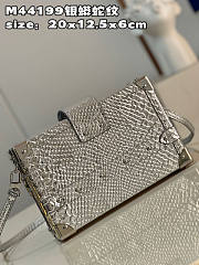 Louis Vuitton Petite Malle Silver Size 20 x 12.5 x 6 cm - 4