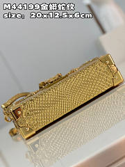 Louis Vuitton Petite Malle Gold Size 20 x 12.5 x 6 cm - 6