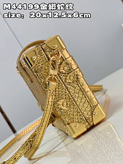 Louis Vuitton Petite Malle Gold Size 20 x 12.5 x 6 cm - 5