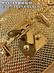 Louis Vuitton Petite Malle Gold Size 20 x 12.5 x 6 cm - 2