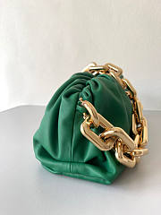Bottega Veneta The Chain Pouch Green Size 12 x 31 x 16 cm - 5
