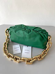 Bottega Veneta The Chain Pouch Green Size 12 x 31 x 16 cm - 4