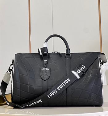 Louis Vuitton Keepall Bandoulière 50 Black 