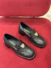 Chanel Loafers Black/White - 6