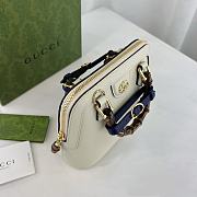 Gucci GG Diana Bamboo Mini Tote Bag White Size 20 x 16 x 8.5 cm - 6