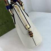 Gucci GG Diana Bamboo Mini Tote Bag White Size 20 x 16 x 8.5 cm - 4