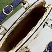 Gucci GG Diana Bamboo Mini Tote Bag White Size 20 x 16 x 8.5 cm - 3