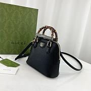 Gucci GG Diana Bamboo Mini Tote Bag Black Size 20 x 16 x 8.5 cm - 6