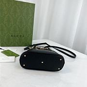 Gucci GG Diana Bamboo Mini Tote Bag Black Size 20 x 16 x 8.5 cm - 3