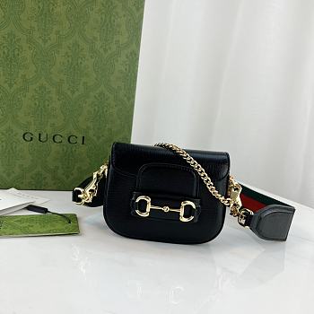 Gucci GG Horsebit 1955 Shoulder Strap Size 12 x 9 x 4 cm