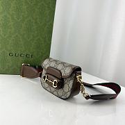 Gucci GG Horsebit 1955 Shoulder Strap Black Size 12 x 9 x 4 cm - 2