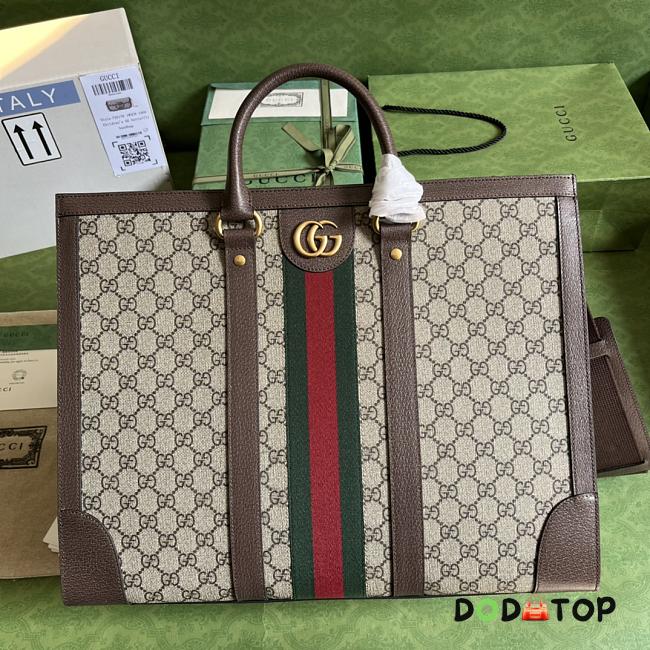 Gucci Ophidia Shopping Bag Brown Size 43 x 35 x 18.5 cm - 1