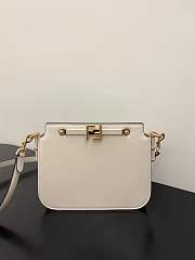 Fendi Touch Leather Bag White Size 26.5 x 19 x 10 cm - 1