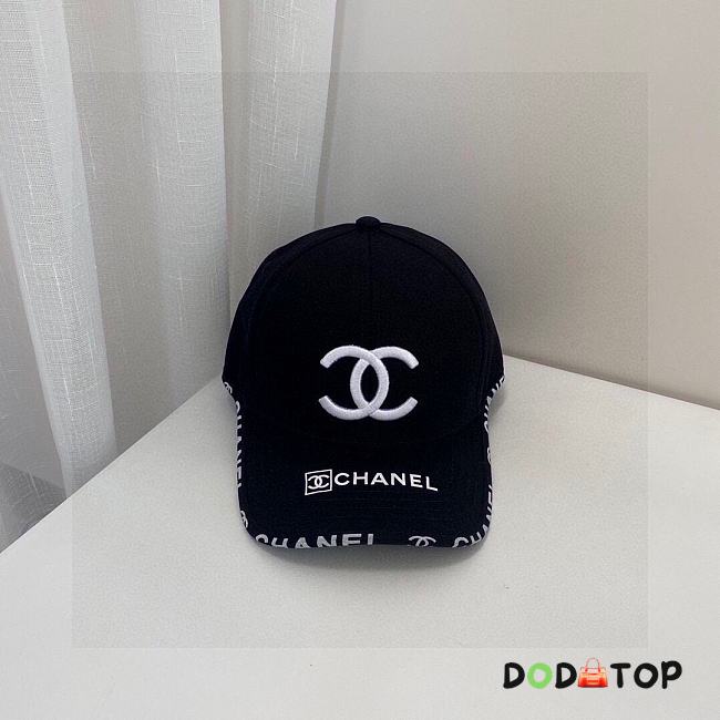 Chanel Hat Black/White  - 1