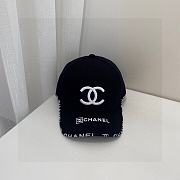 Chanel Hat Black/White  - 5
