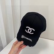 Chanel Hat Black/White  - 4