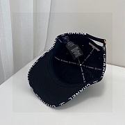 Chanel Hat Black/White  - 3