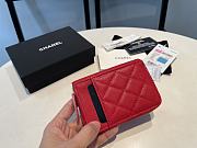 Chanel Wallet Red Size 11 x 7.5 cm - 3