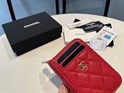 Chanel Wallet Red Size 11 x 7.5 cm - 2