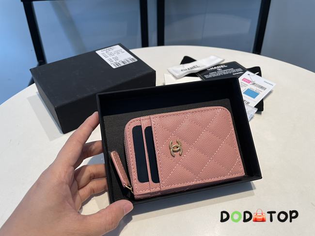 Chanel Wallet Pink Size 11 x 7.5 cm - 1