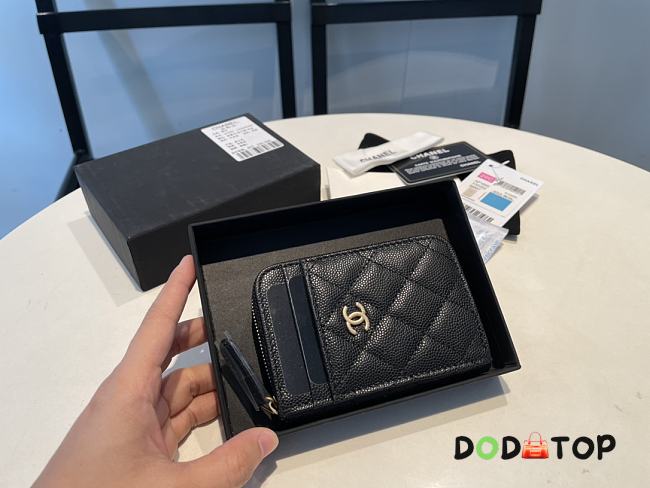 Chanel Wallet Black Size 11 x 7.5 cm - 1
