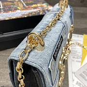 Dolce & Gabbana DG Girls Denim Shoulder Bag Size 23 x 17 x 6.5 cm - 6