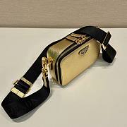 Prada Brique Saffiano Leather Bag Size 19 x 12.5 x 5.5 cm - 5