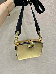 Prada Brique Saffiano Leather Bag Size 19 x 12.5 x 5.5 cm - 2