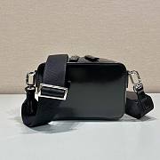 Prada Brique Saffiano Leather Bag Black Size 19 x 12.5 x 5.5 cm - 4