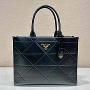 Prada Women Large Leather Handbag Black Size 31 x 11.5 x 39 cm - 1