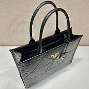 Prada Women Large Leather Handbag Black Size 31 x 11.5 x 39 cm - 4