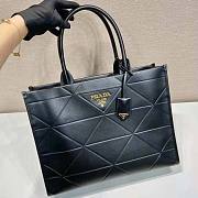 Prada Women Large Leather Handbag Black Size 31 x 11.5 x 39 cm - 2
